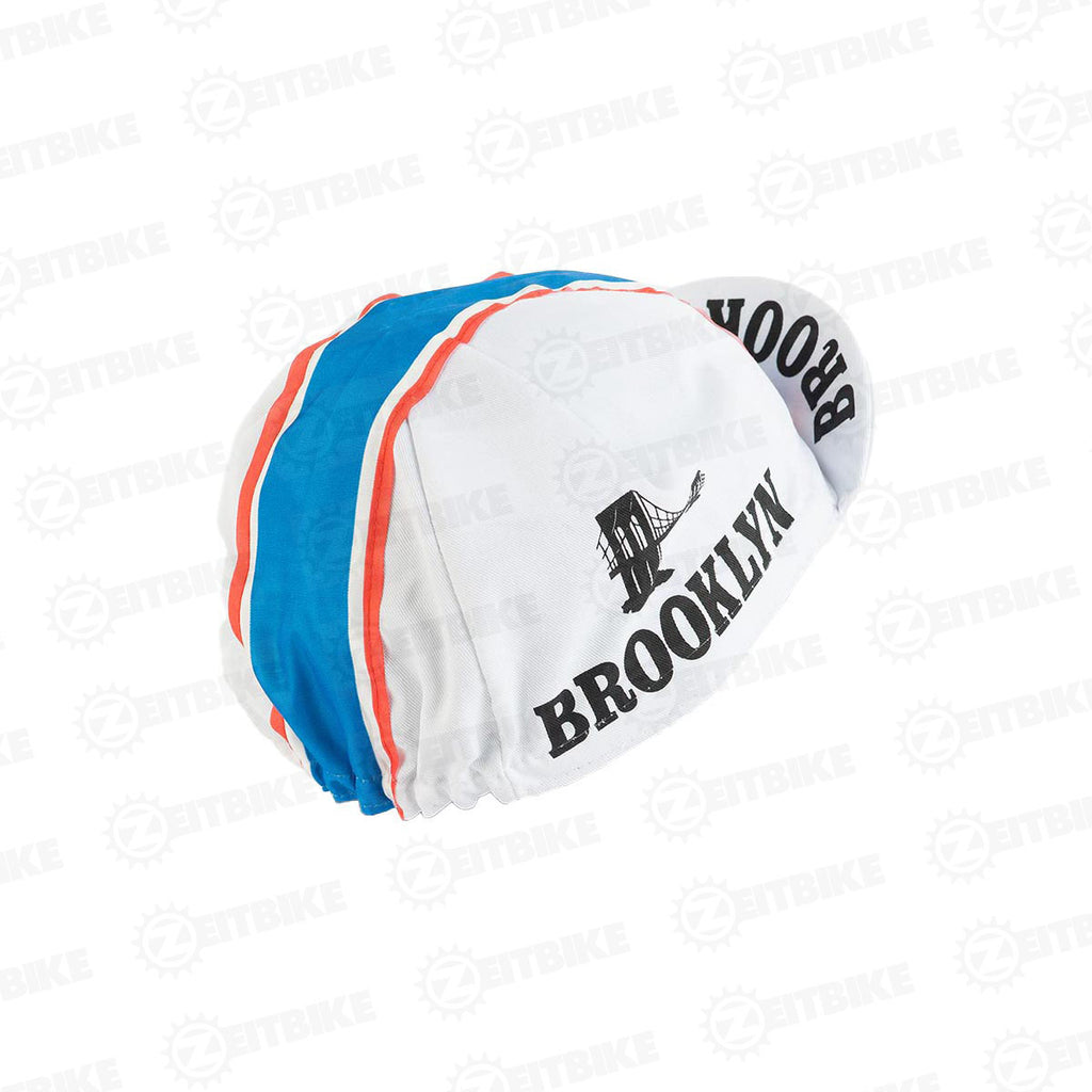 Brooklyn Blue Retro Cap  Official Team Cycling Hat