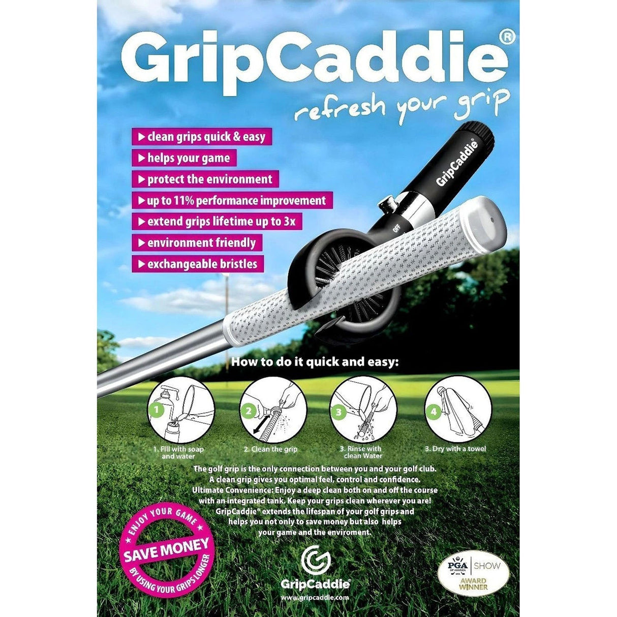 Lignum Tee - Grip Caddie