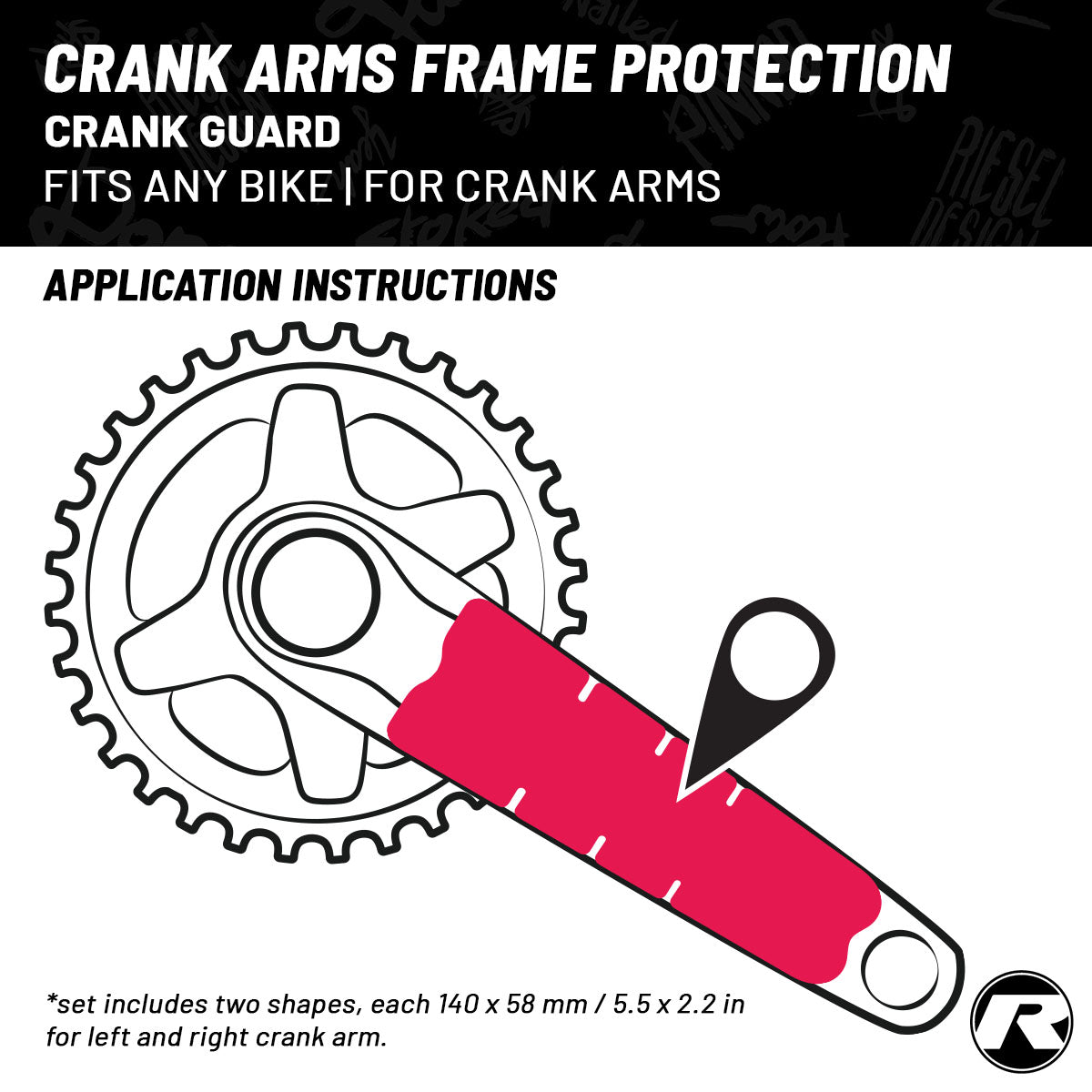 Riesel Design - Frame Protection Guard - CRANK:GUARD