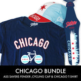 Chicago Value Bundle (T-Shirt, Cycling Cap, & Ass Savers)